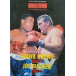 1987 FRANK BRUNO V JOE BUGNER AUTOGRAPHED BOXING PROGRAMME