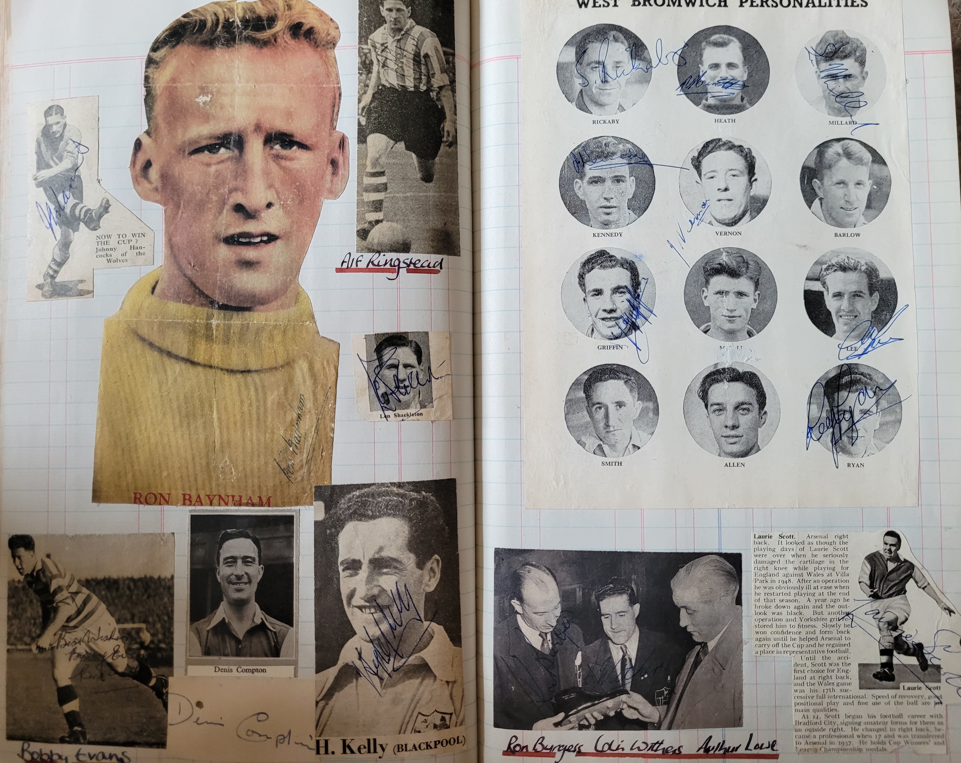 BOOK CONTAINING OVER 1,300 AUTOGRAPHED PICTURES INC' 4 OF MANCHESTER UNITED'S DUNCAN EDWARDS - Image 40 of 160