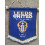 LARGE VINTAGE LEEDS UNITED PENNANT