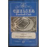 1952-53 CHELSEA V WEST BROMWICH ALBION