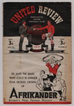 1946/47 MANCHESTER UNITED V WOLVERHAMPTON WANDERERS