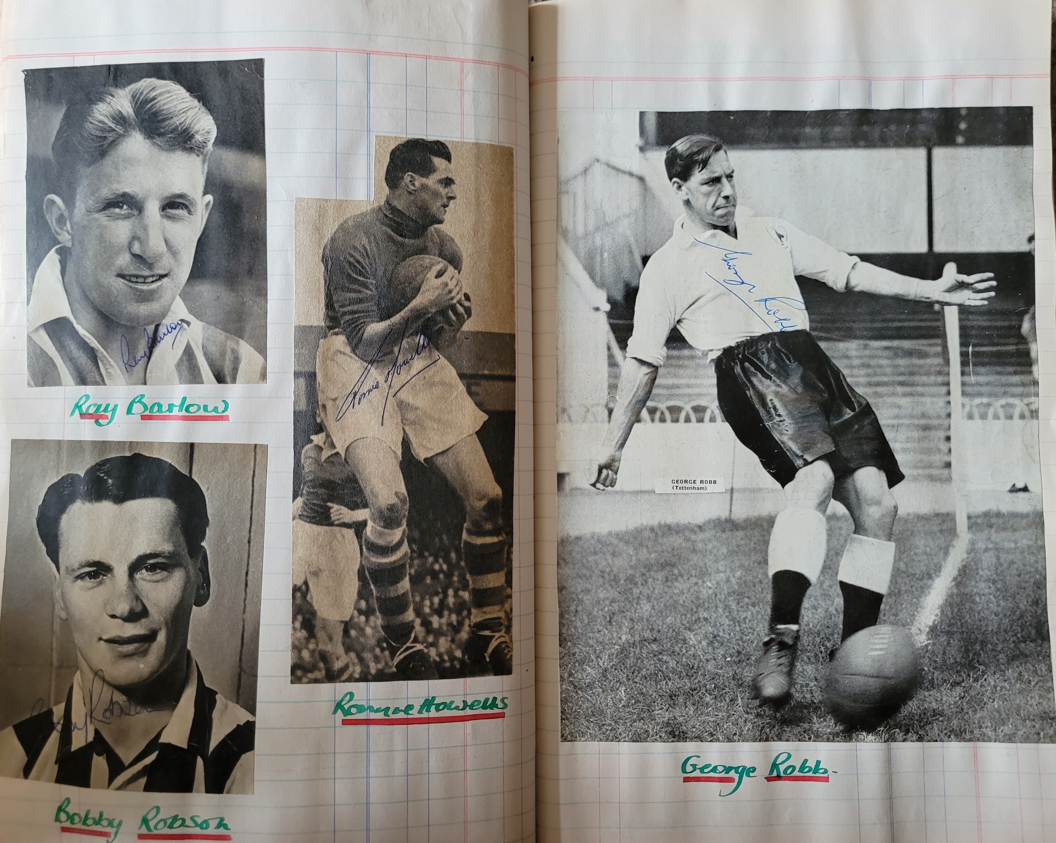BOOK CONTAINING OVER 1,300 AUTOGRAPHED PICTURES INC' 4 OF MANCHESTER UNITED'S DUNCAN EDWARDS - Image 110 of 160