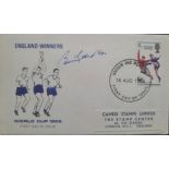 1966 WORLD CUP FIRST DAY COVER AUTOGRAPHED BY BOBBY CHARLTON