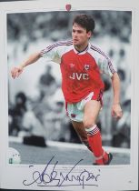 ARSENAL ANDERS LIMPAR LIMITED EDITION LARGE AUTOGRAPHED PHOTO