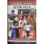 ASTON VILLA BOOK THE ESSENTIAL HISTORY AUTOGRAPHED BY DENNIS MORTIMER