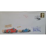 1998 SILVERSTONE MOTOR RACING LTD EDITION POSTAL COVER AUTOGRAPHED BY JACKIE STEWART