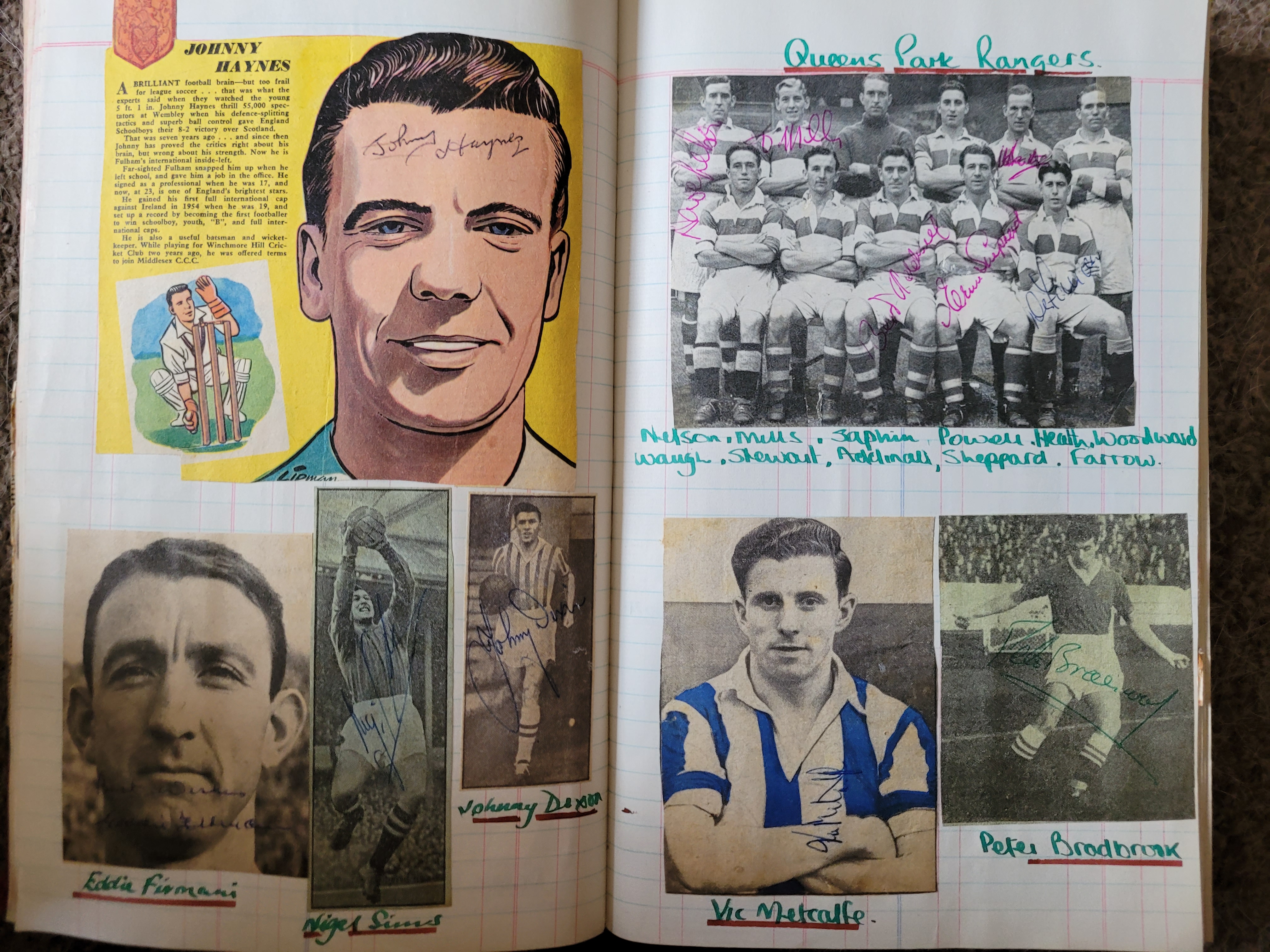 BOOK CONTAINING OVER 1,300 AUTOGRAPHED PICTURES INC' 4 OF MANCHESTER UNITED'S DUNCAN EDWARDS - Image 70 of 160