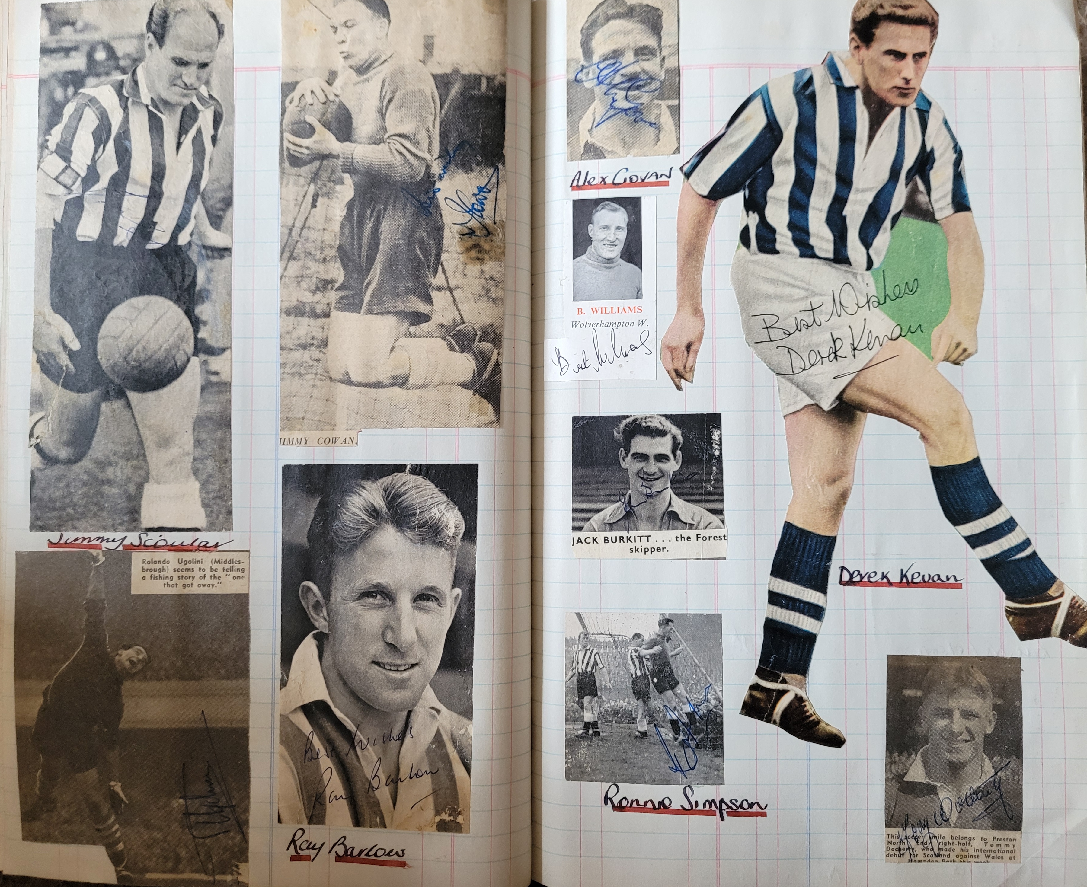 BOOK CONTAINING OVER 1,300 AUTOGRAPHED PICTURES INC' 4 OF MANCHESTER UNITED'S DUNCAN EDWARDS - Image 35 of 160