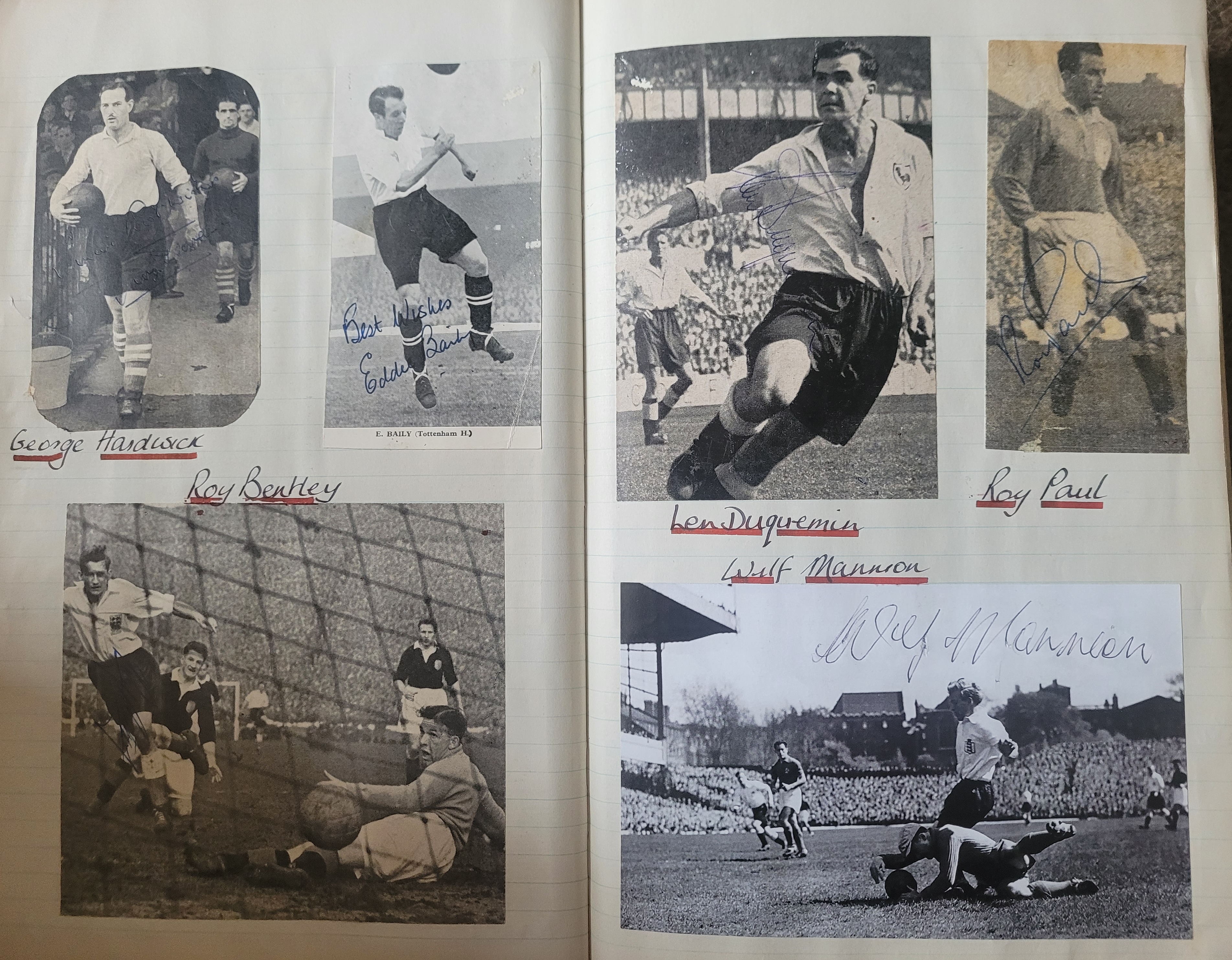 BOOK CONTAINING OVER 1,300 AUTOGRAPHED PICTURES INC' 4 OF MANCHESTER UNITED'S DUNCAN EDWARDS - Image 15 of 160