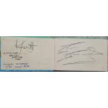 GOLF AUTOGRAPH BOOK