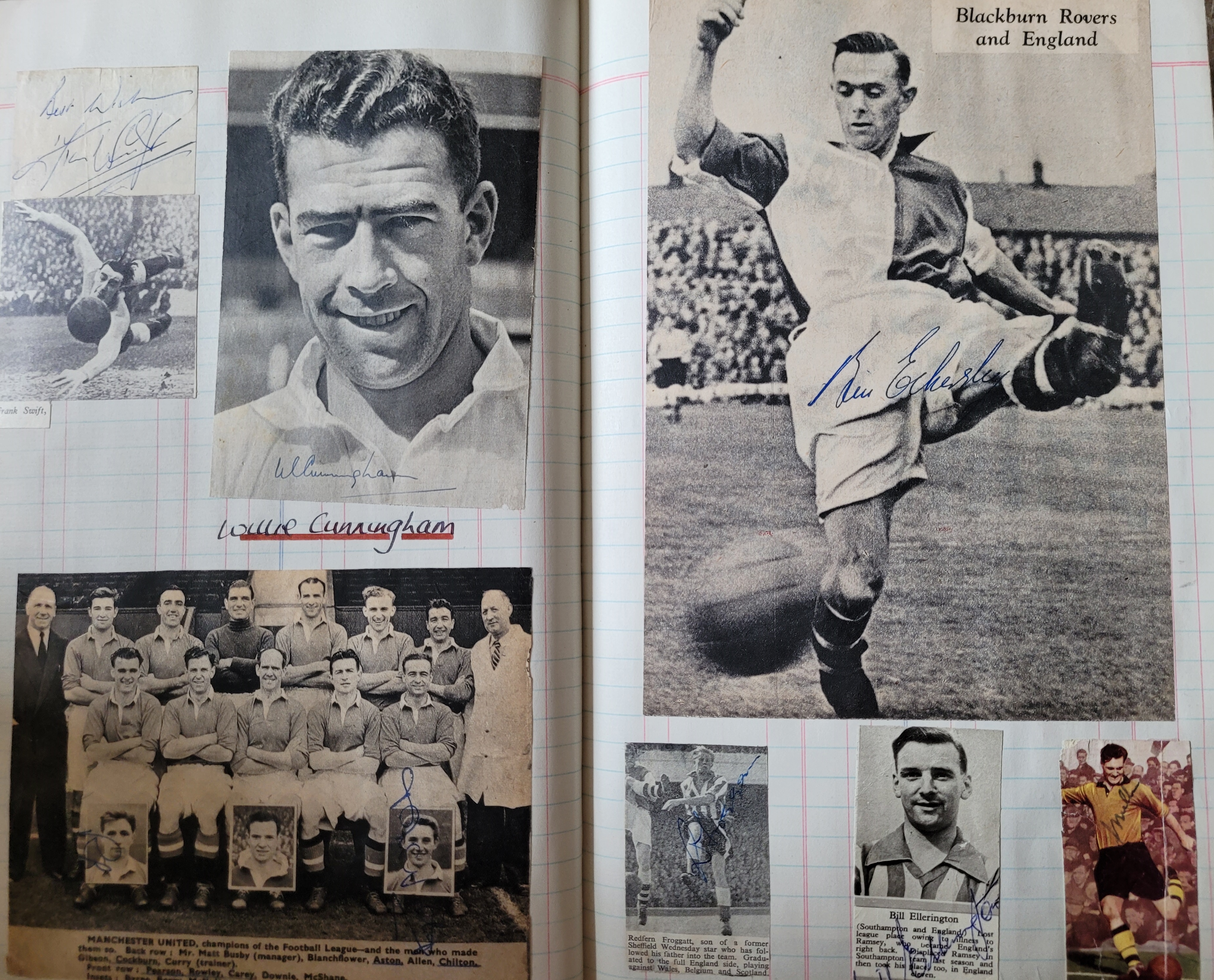 BOOK CONTAINING OVER 1,300 AUTOGRAPHED PICTURES INC' 4 OF MANCHESTER UNITED'S DUNCAN EDWARDS - Image 25 of 160