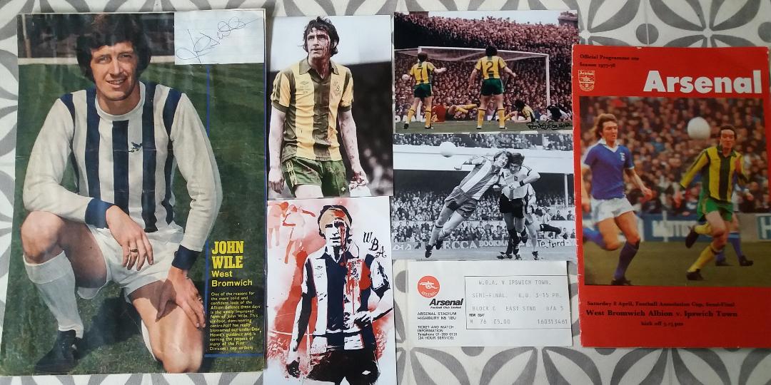 1978 FA CUP SEMI FINAL WEST BROMWICH ALBION V IPSWICH 1978 PROGRAMME,TICKET & EXTRA'S