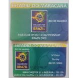 2000 NECAXA V MANCHESTER UNITED FIFA CLUB WORLD CHAMPIONSHIP TICKET PLAYED IN BRAZIL