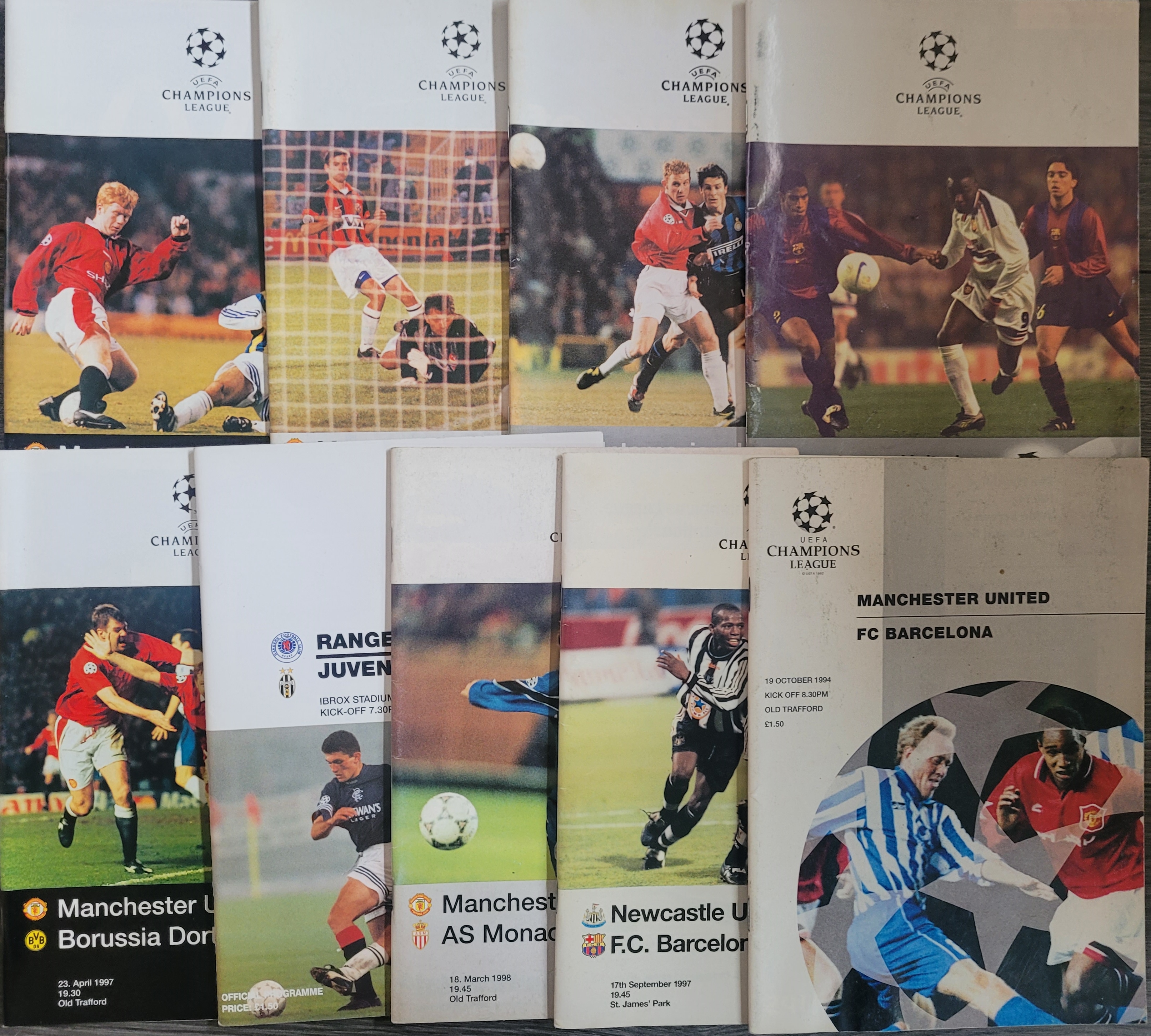 EUROPEAN CUPS PROGRAMMES X 167 - Image 14 of 16