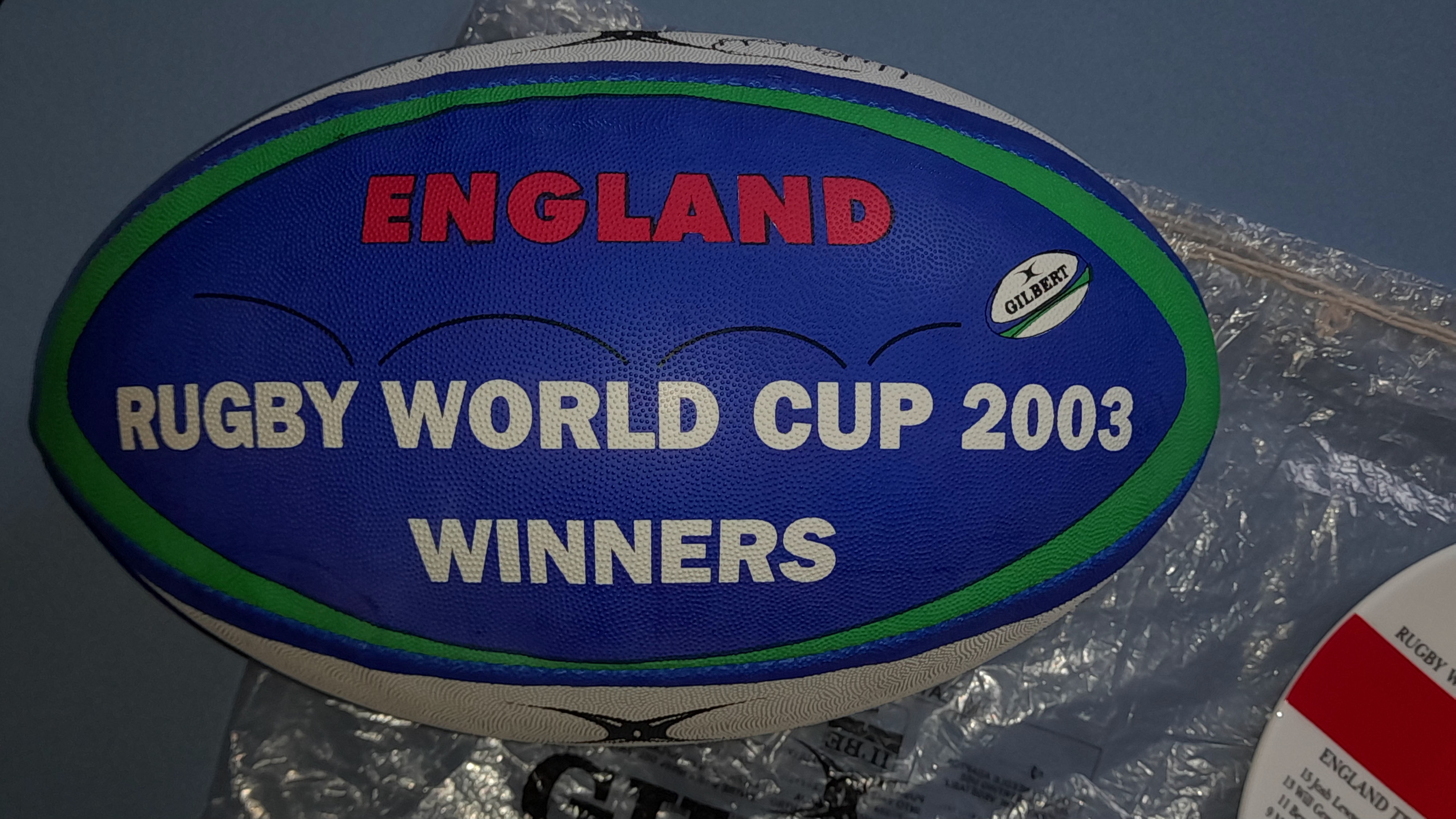 ENGLAND 2003 RUGBY UNION WORLD CUP WINNERS AUTOGRAPHED BALL - Image 4 of 8