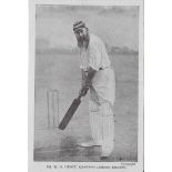 CRICKET ORIGINAL VINTAGE POSTCARD OF W. G. GRACE