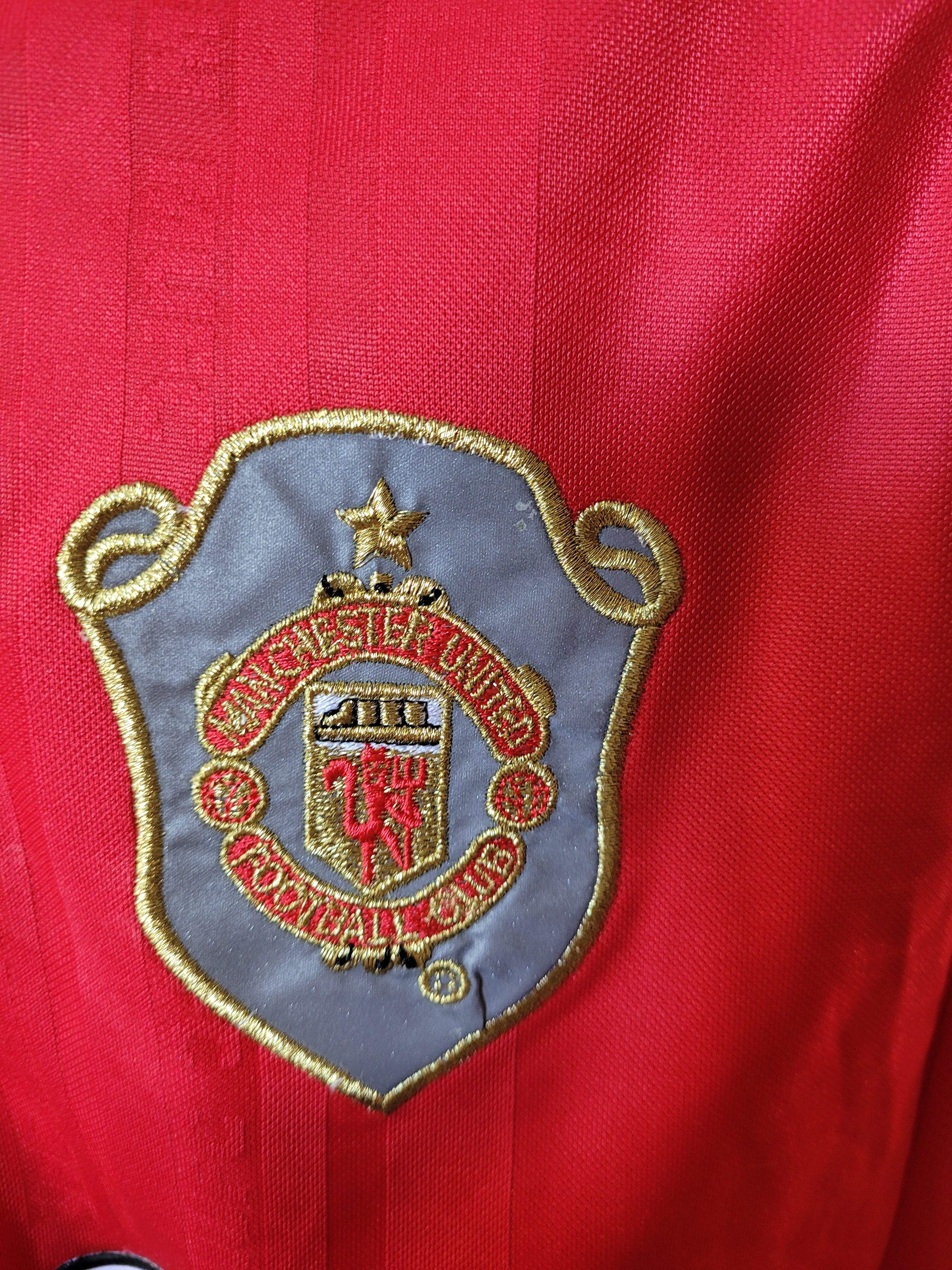 MANCHESTER UNITED 1999 CHAMPIONS LEAGUE FINAL REPLICA SHIRT - Image 3 of 5