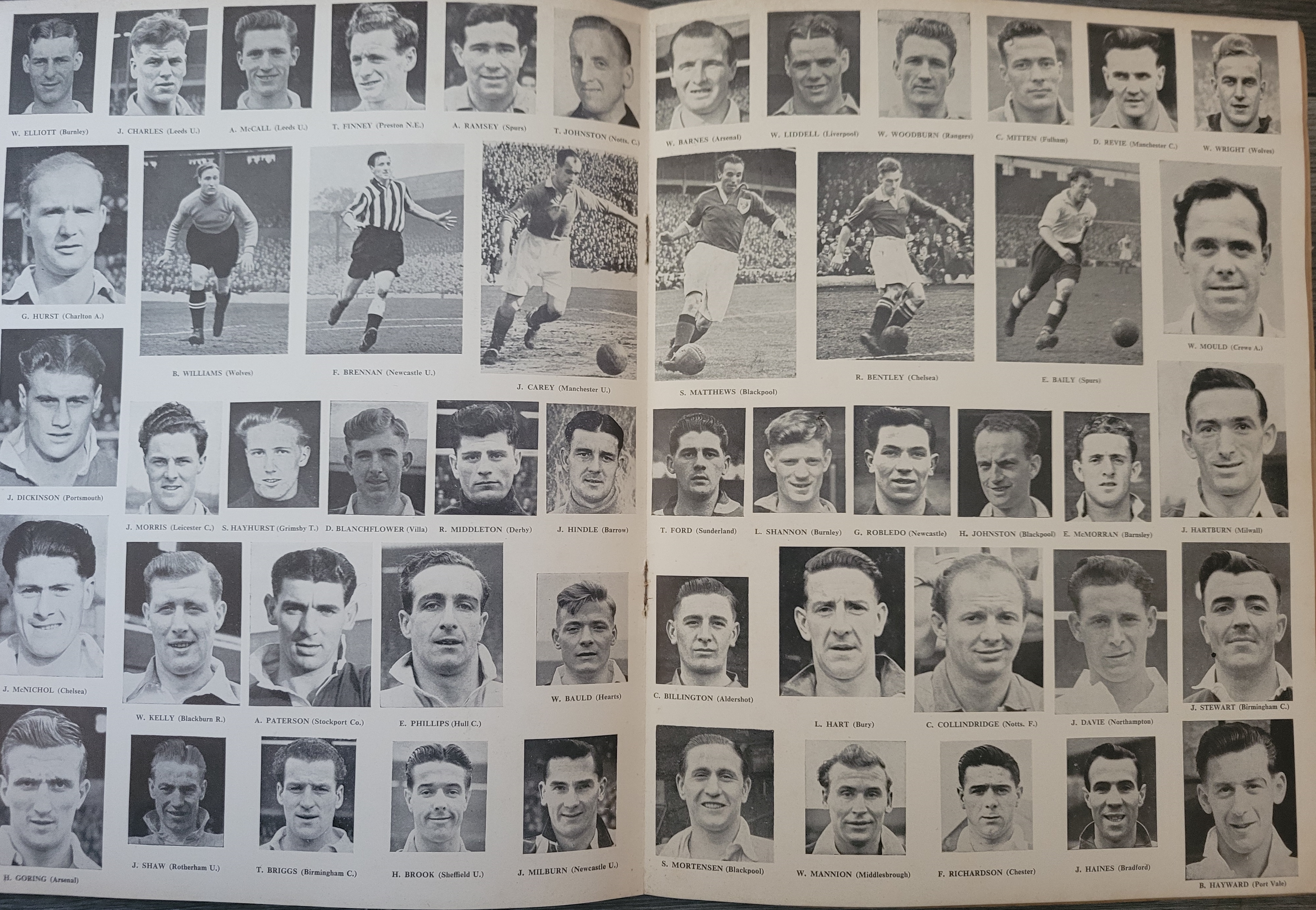 VINTAGE UNUSED FOOTBALL SCRAPBOOK & LOOSE CUTTINGS - Image 2 of 7