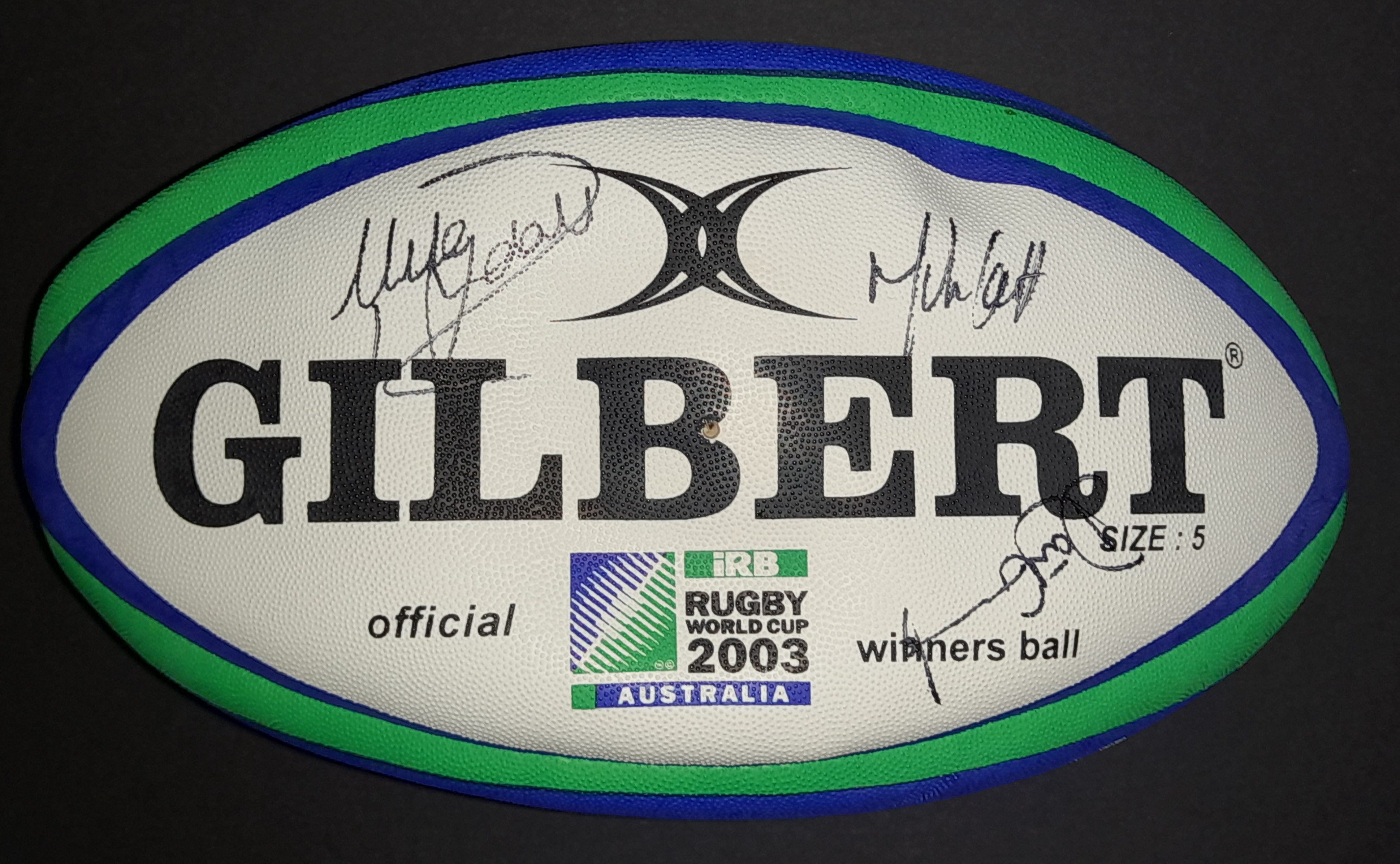 ENGLAND 2003 RUGBY UNION WORLD CUP WINNERS AUTOGRAPHED BALL - Image 5 of 8