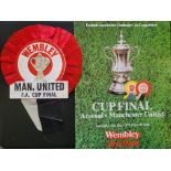 MANCHESTER UNITED 1979 FA CUP FINAL PROGRAMME & ROSETTE