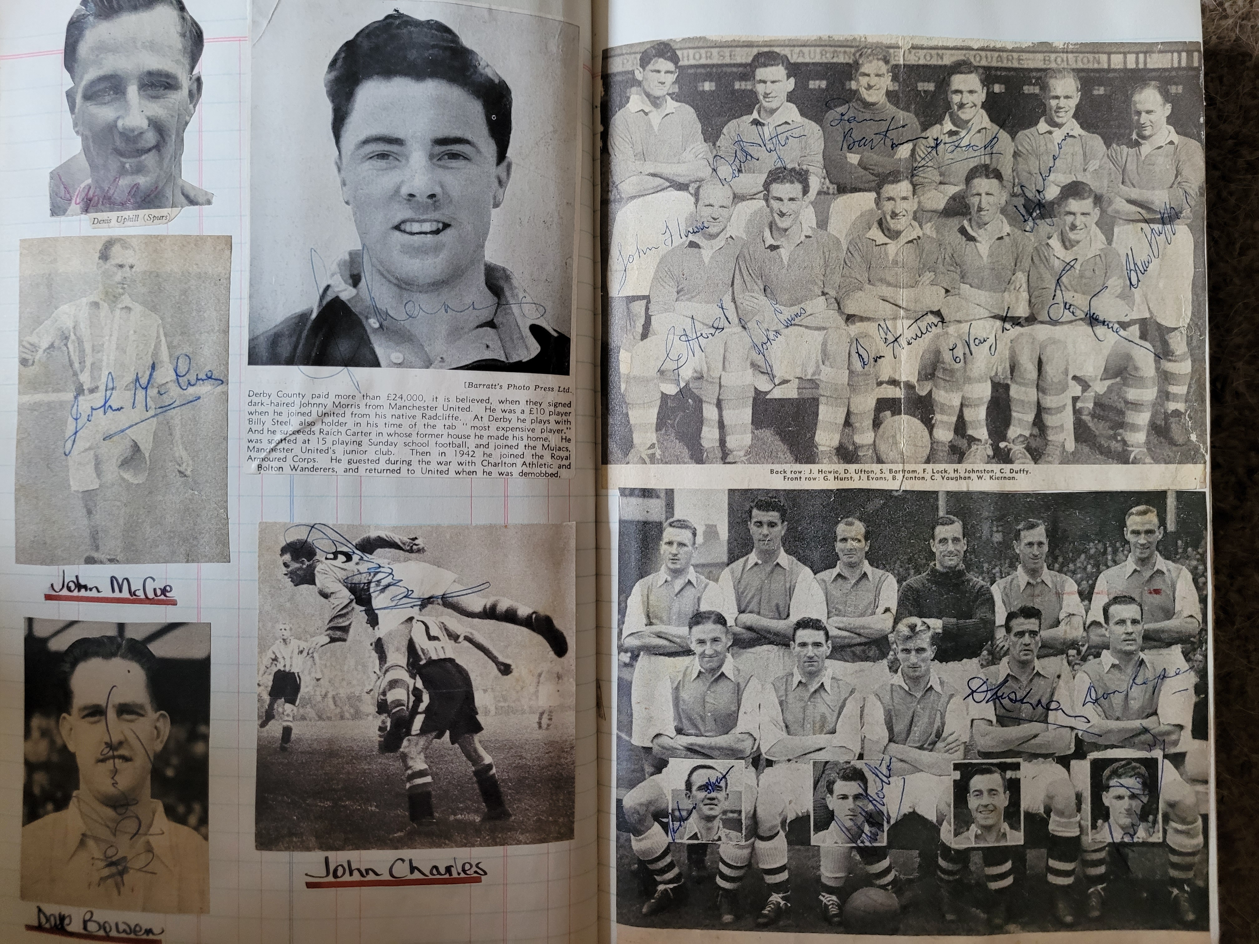BOOK CONTAINING OVER 1,300 AUTOGRAPHED PICTURES INC' 4 OF MANCHESTER UNITED'S DUNCAN EDWARDS - Image 47 of 160