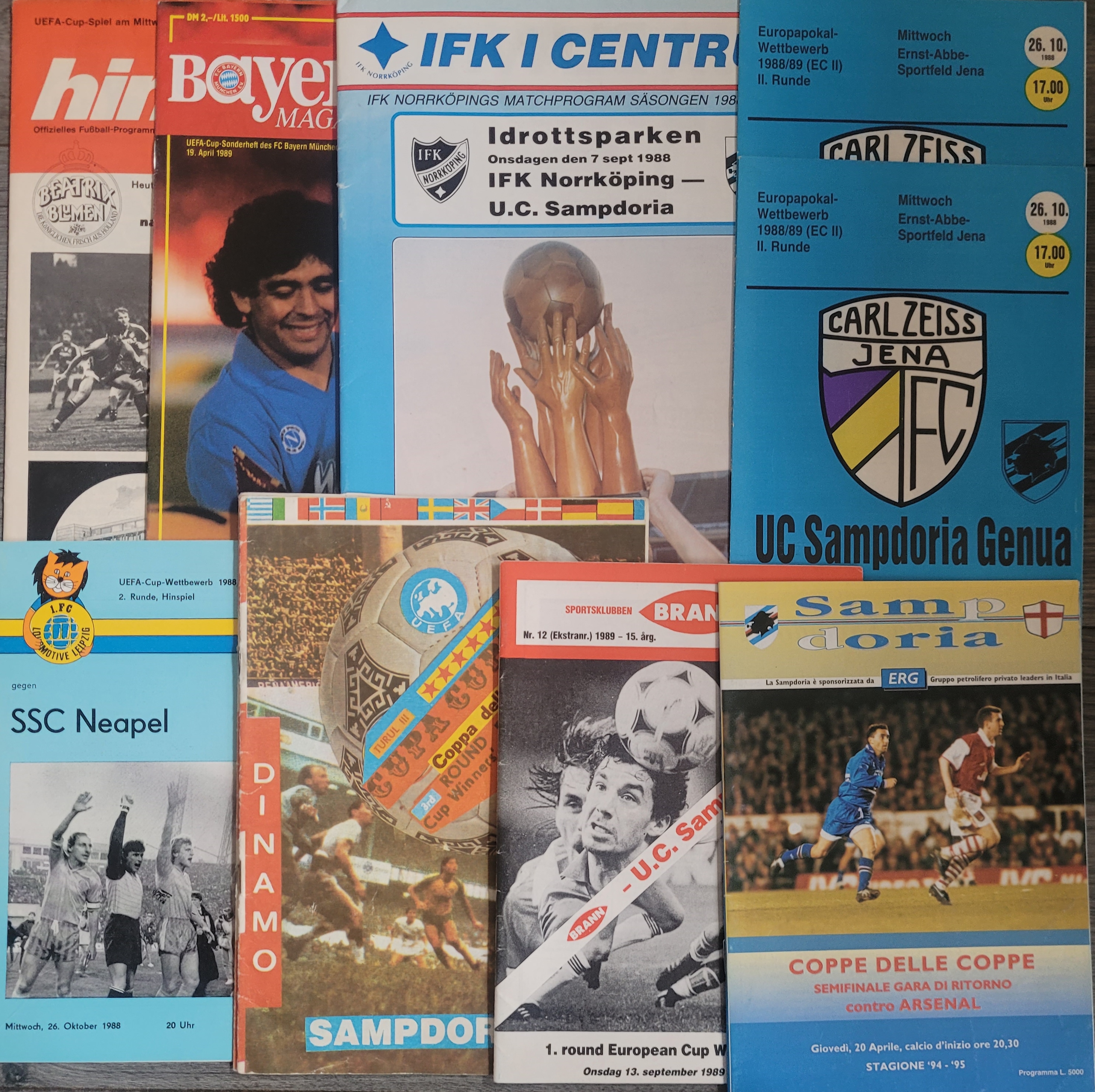 EUROPEAN CUPS PROGRAMMES X 167 - Image 4 of 16