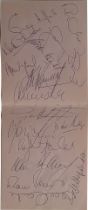 ENGLAND 1970 WORLD CUP AUTOGRAPHS