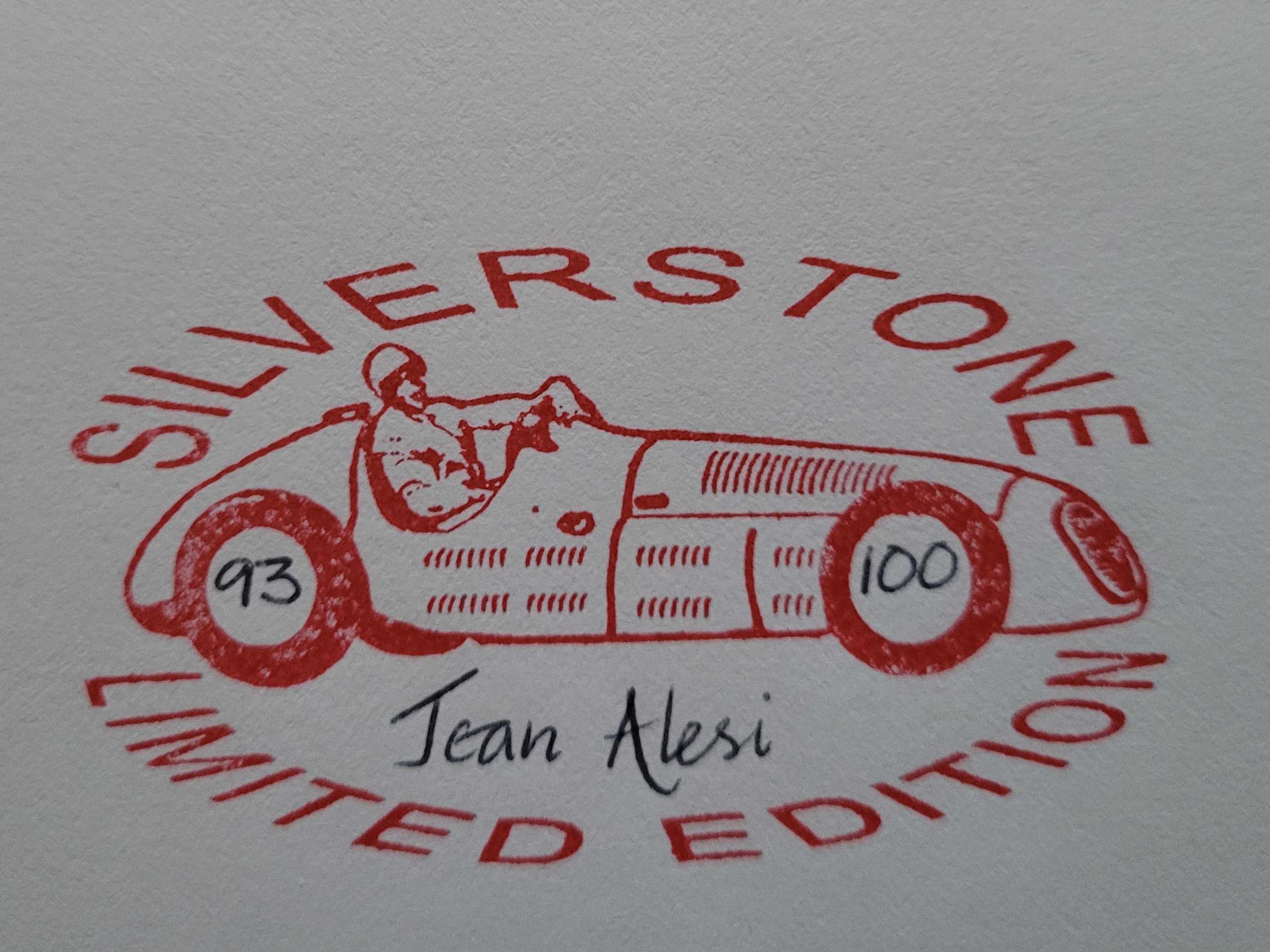 2000 SILVERSTONE MOTOR RACING LIMITED EDITION POSTAL COVER AUTOGRAPHED BY JEAN ALESI - Image 2 of 2