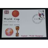 ENGLAND 1966 WORLD CUP PRINT ERROR POSTAL COVER