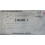 1998-99 JUVENTUS V MANCHESTER UNITED CHAMPIONS LEAGUE SEMI-FINAL TICKET