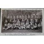 ORIGINAL POSTCARD OF THE 1906 SOUTH AFRICA RUGBY UNION TEAM