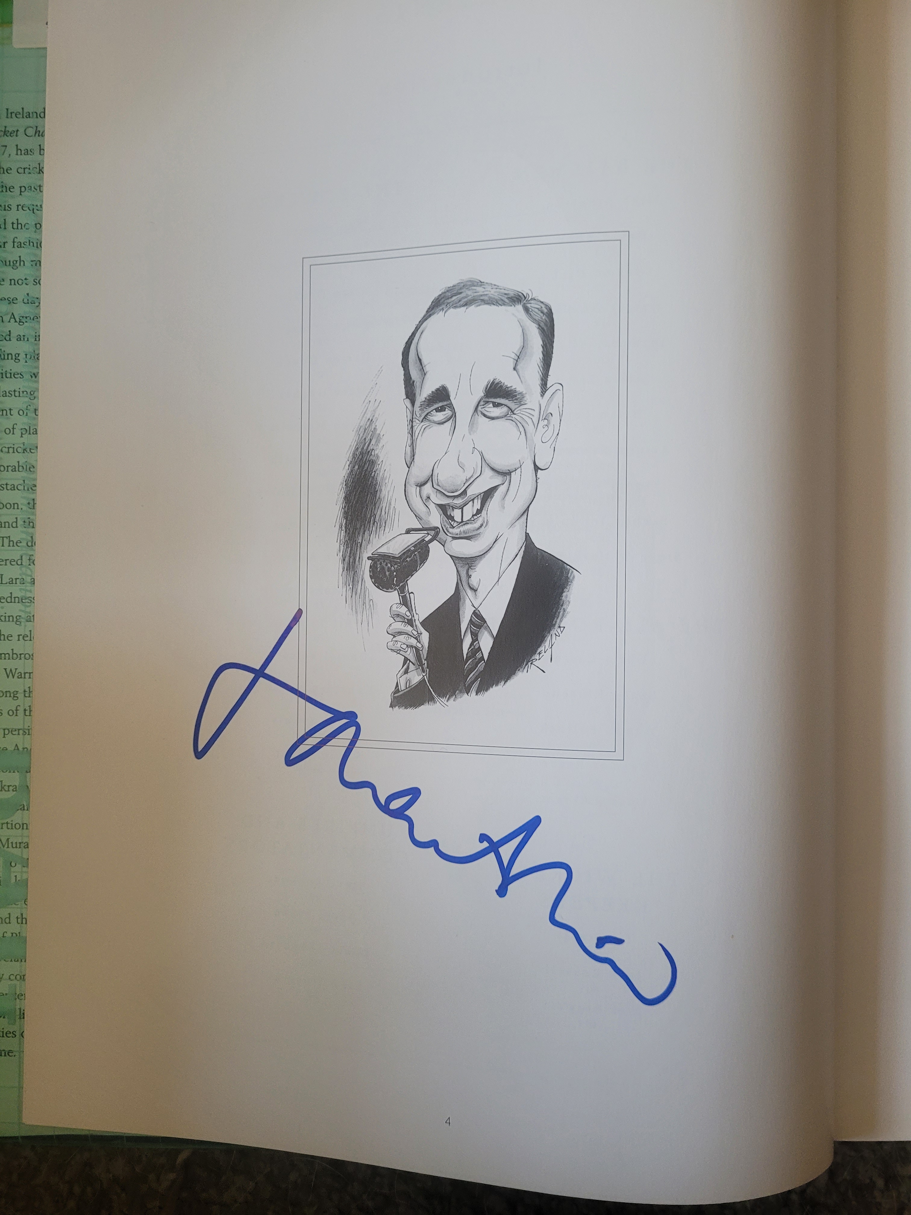 THE CRICKET CARICATURES OF JOHN IRELAND MULTI SIGNED BOOK - Image 2 of 39