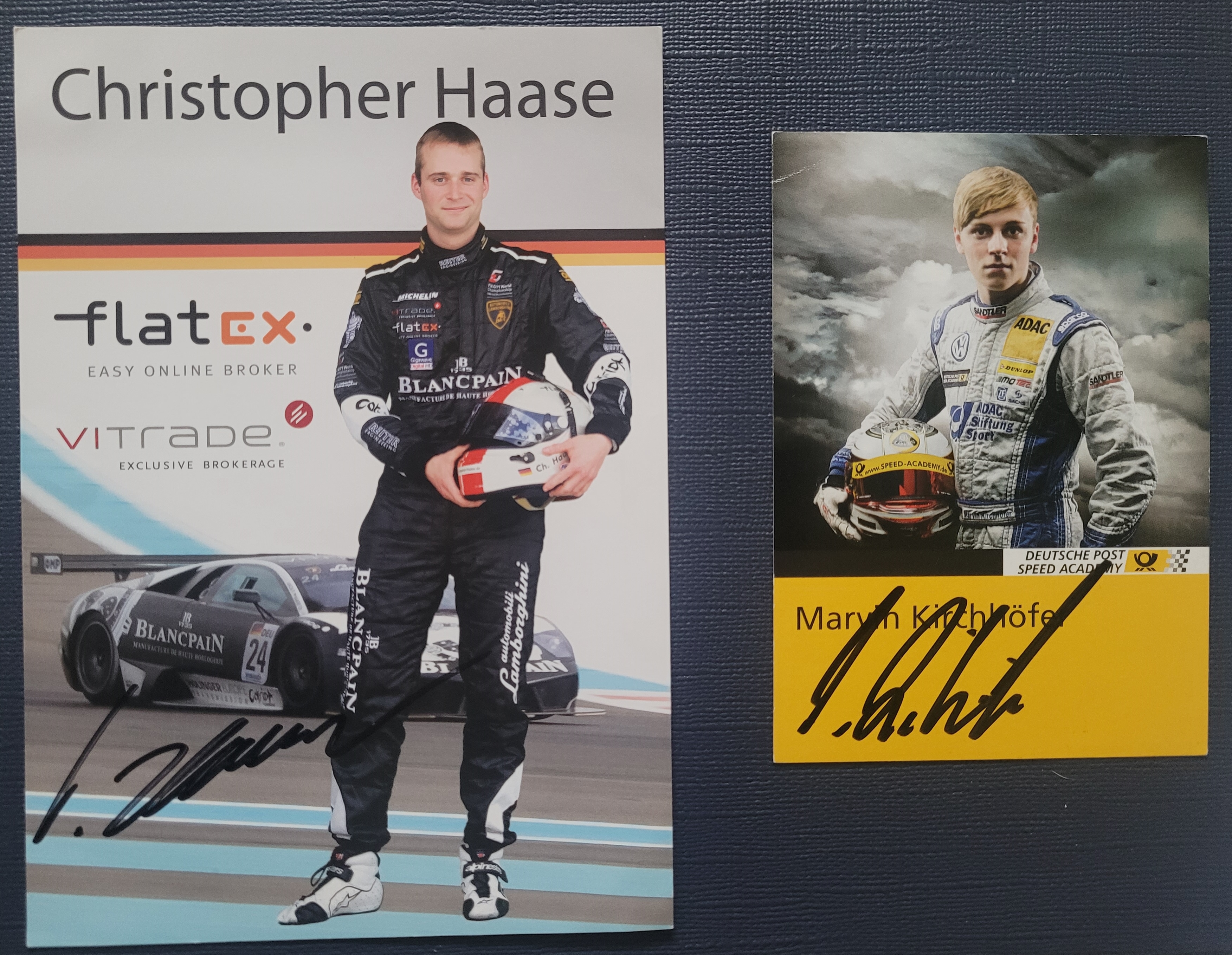 MOTOR RACING FORMULA 3 AUTOGRAPHED DRIVER PROMOTIONAL CARDS X 13 - Image 6 of 6