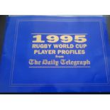 RUGBY UNION 1995 RUGBY WORLD PLAYER PROFILES CARDS ISSUED BY THE DAILY TELEGRAPH