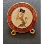 DONCASTER ROVERS VINTAGE SUPPORTERS CLUB BADGE