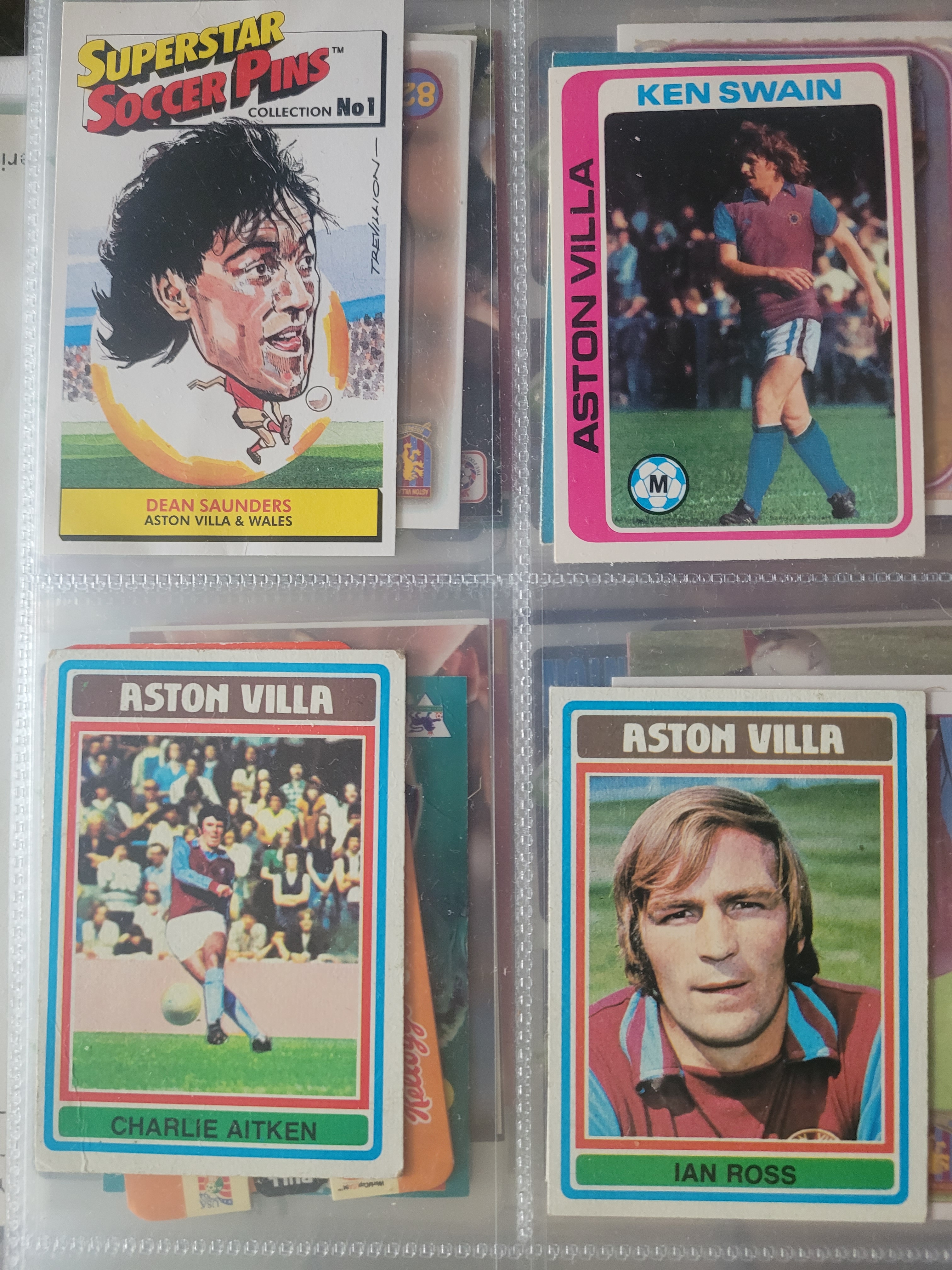 COLLECTION OF ASTON VILLA CIGARETTE &TRADE CARDS / STICKERS X 185 - Image 8 of 10