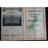 1953 WOLVERHAMPTON WANDERERS V GLASGOW CELTIC FRIENDLY