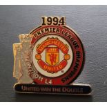 MANCHESTER UNITED 1994 PREMIER LGE WINNERS LARGE BADGE