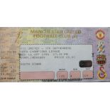 1994-95 MANCHESTER UNITED V IFK GOTHENBERG CHAMPIONS LEAGUE UNUSED TICKET