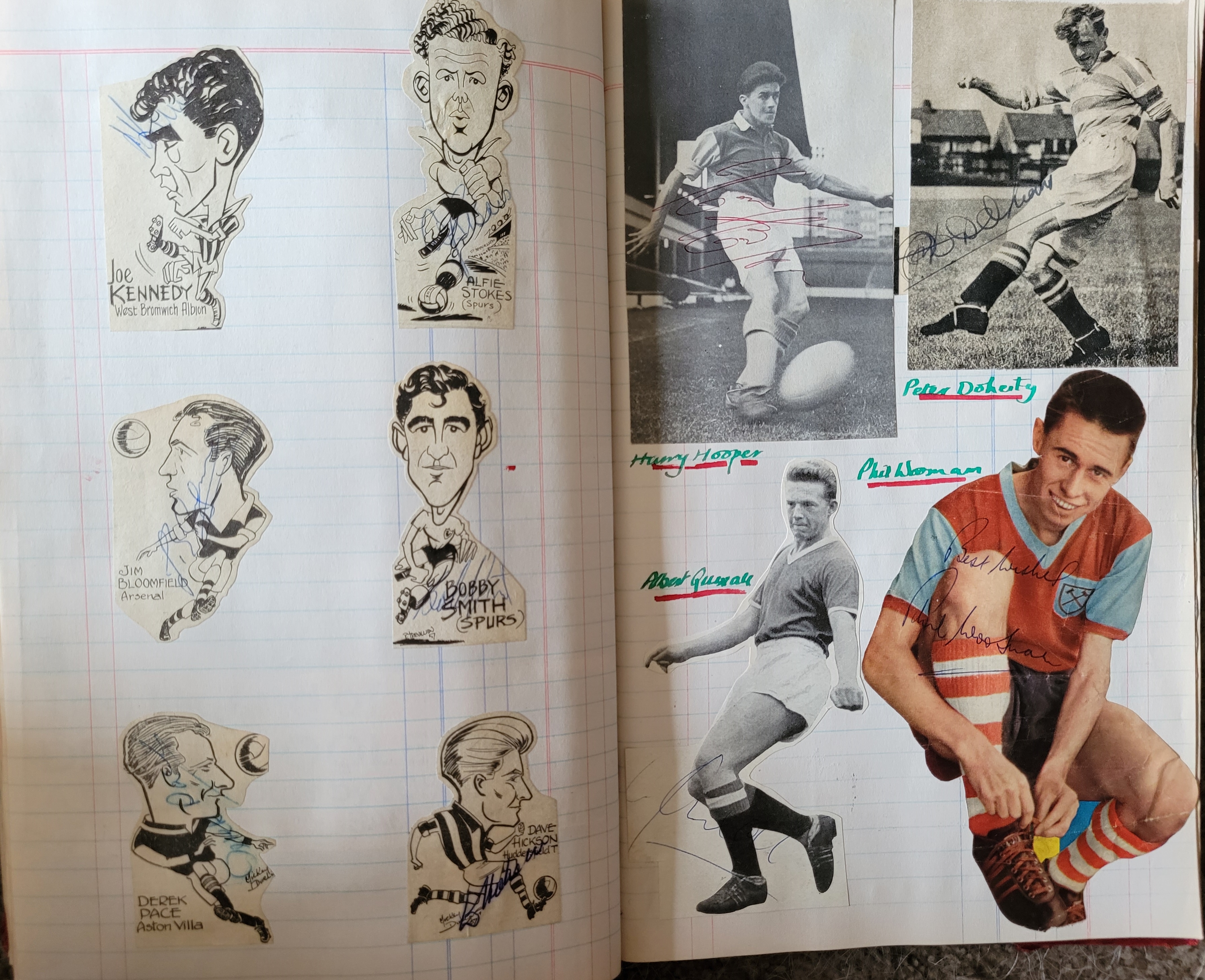 BOOK CONTAINING OVER 1,300 AUTOGRAPHED PICTURES INC' 4 OF MANCHESTER UNITED'S DUNCAN EDWARDS - Image 135 of 160