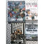 NEWCASTLE UNITED BOOKS X 4