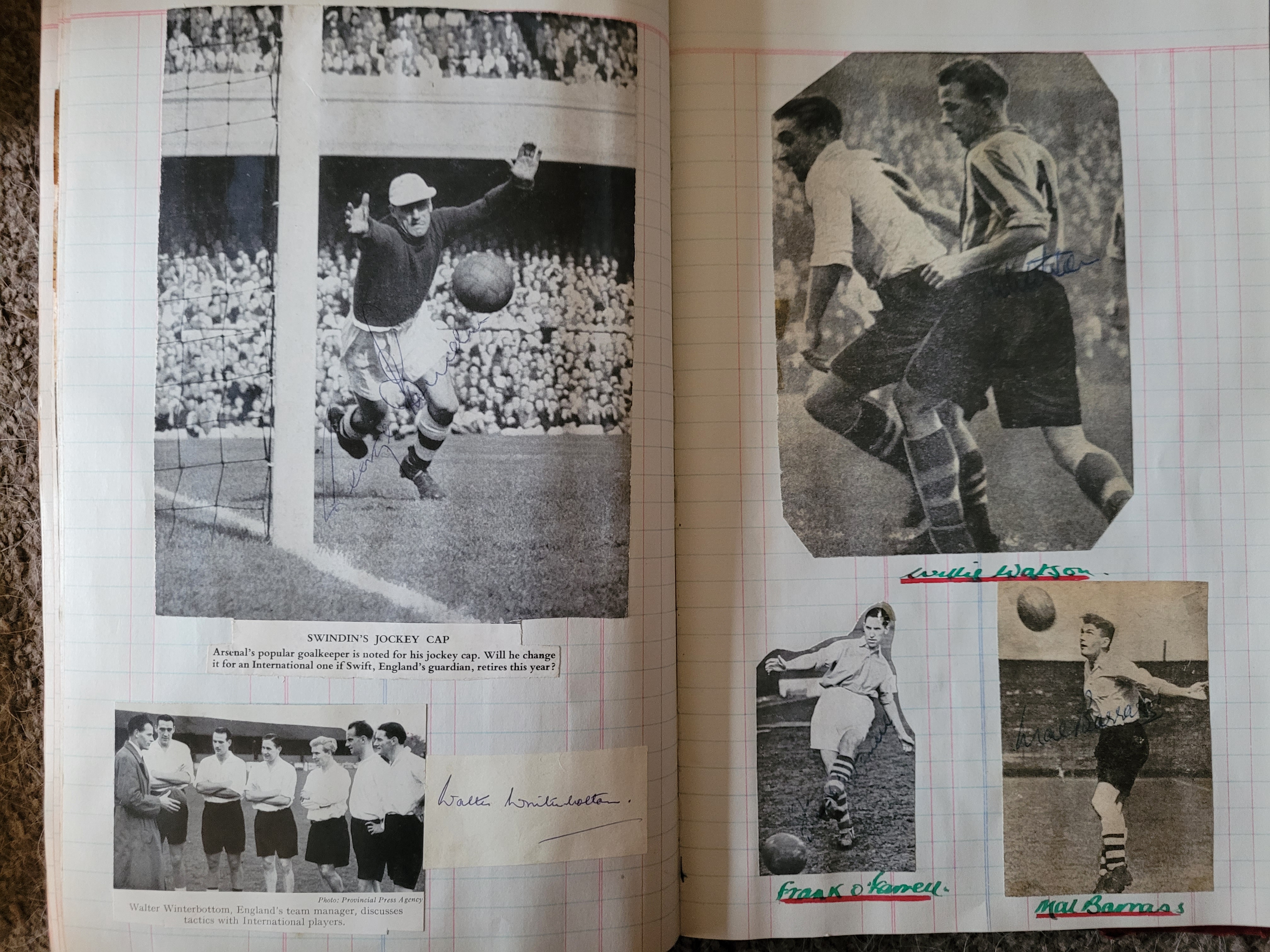 BOOK CONTAINING OVER 1,300 AUTOGRAPHED PICTURES INC' 4 OF MANCHESTER UNITED'S DUNCAN EDWARDS - Image 141 of 160