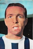 WEST BROMWICH ALBION JEFF ASTLE AUTOGRAPHED PICTURE