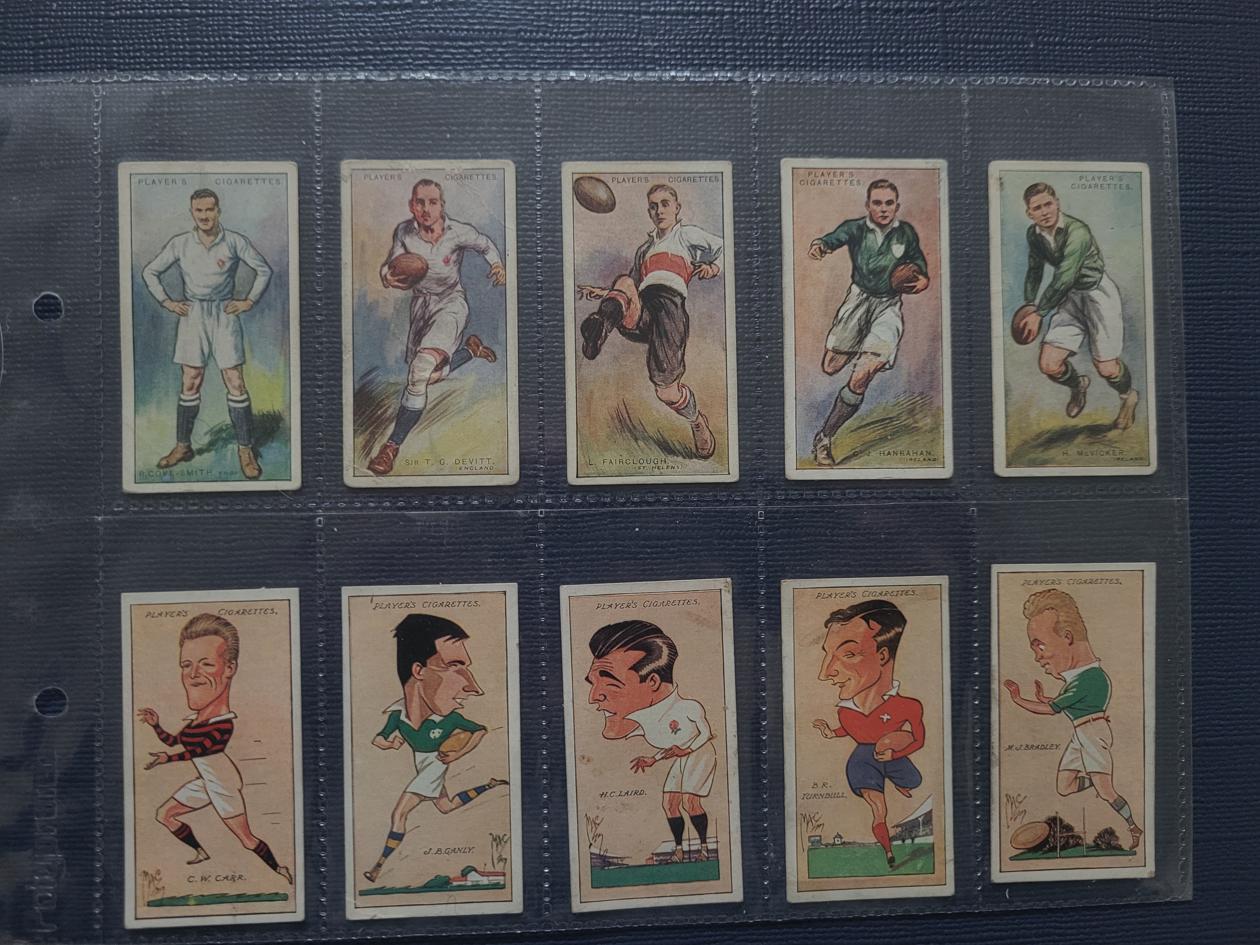 RUGBY LEAGUE / UNION CIGARETTE CARDS - Image 2 of 4