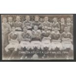 1946 CHARLTON ATHLETIC FA CUP FINALISTS PHOTO