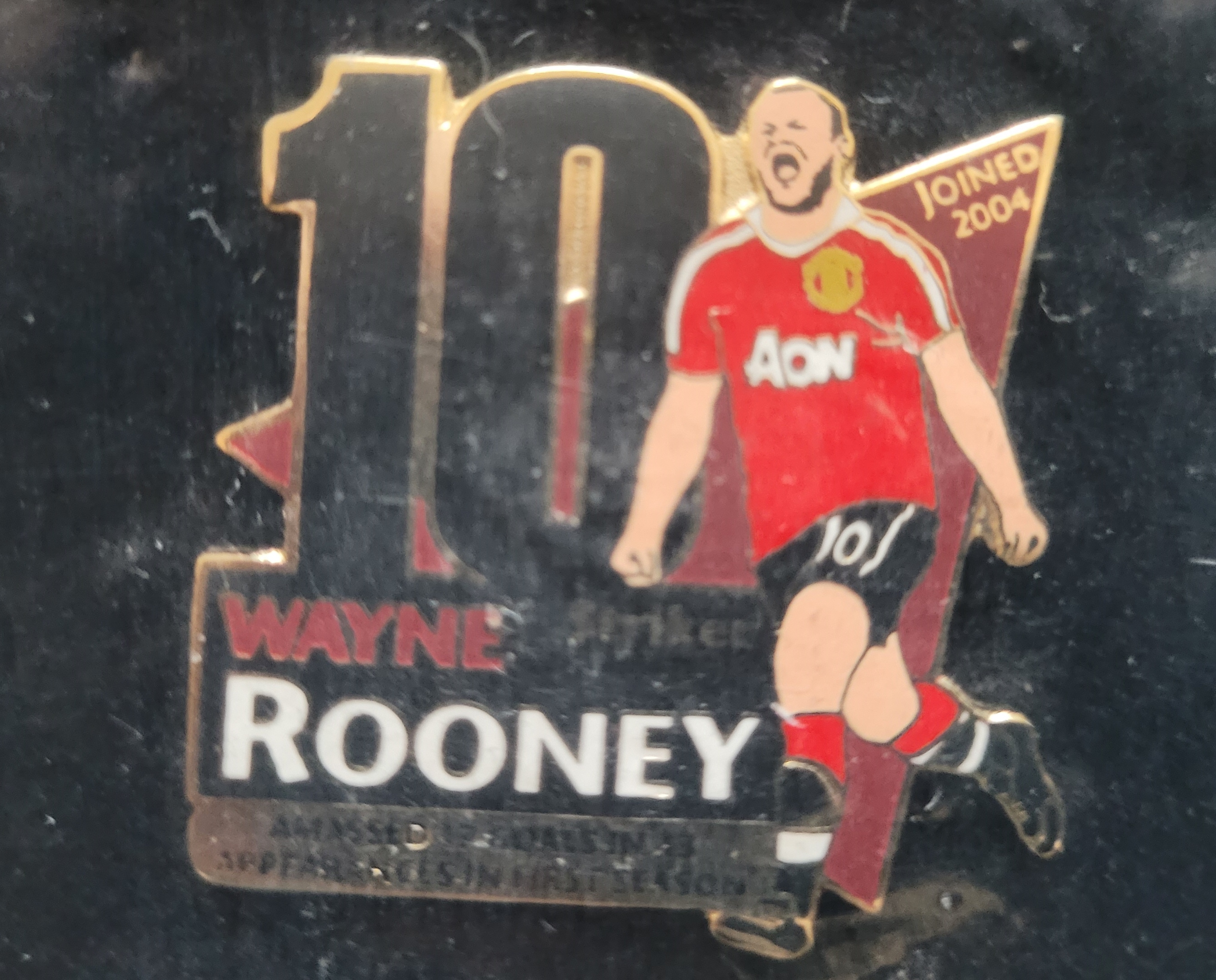 MANCHESTER UNITED LARGE WAYNE ROONEY BADGE