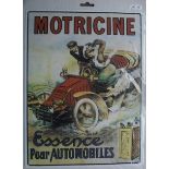 MOTORSPORT - MOTRICINE ESSENCE VERY LARGE METAL WALL PLAQUE