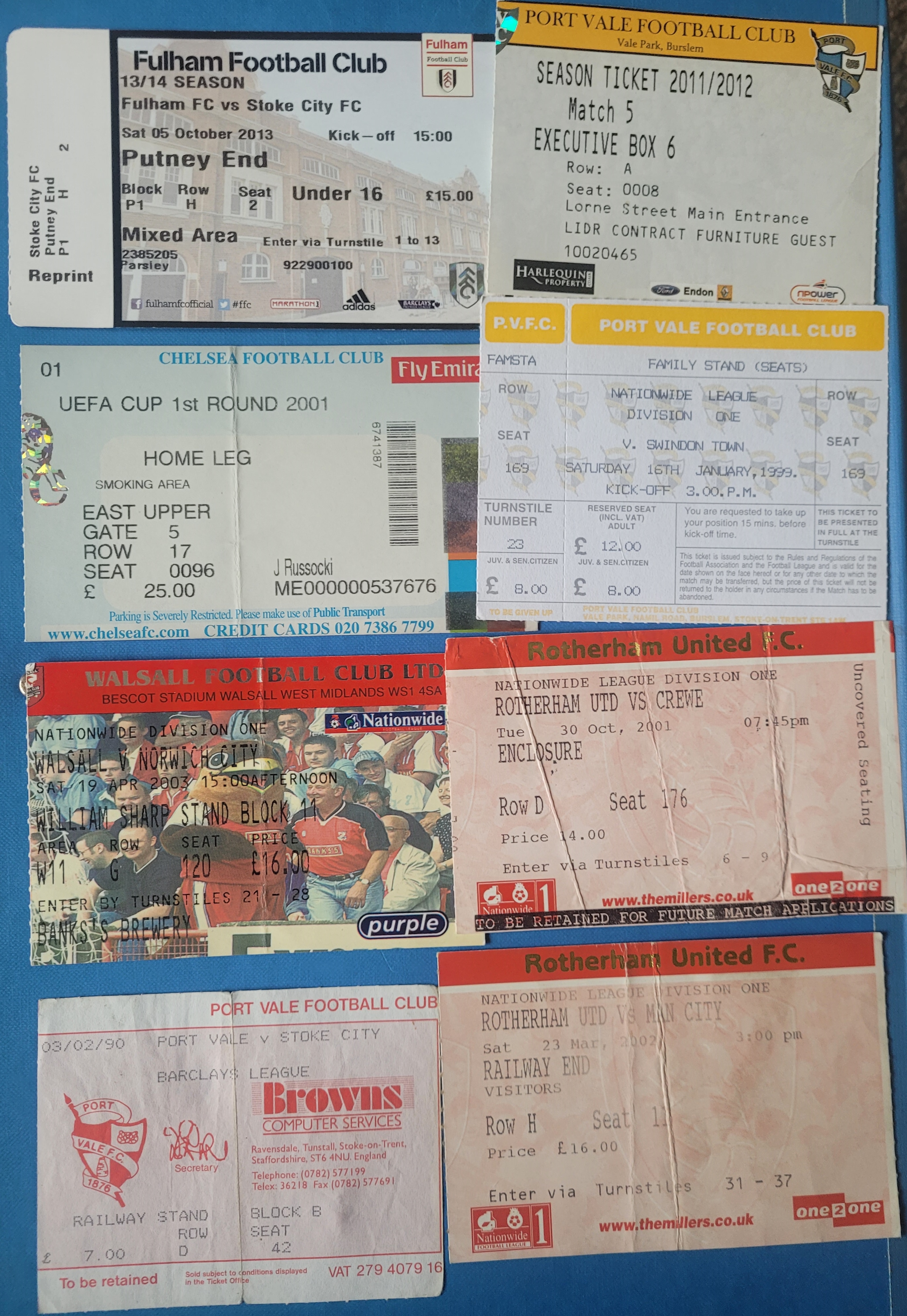 COLLECTION OF FOOTBALL TICKETS X 122 - Image 9 of 9