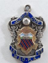 1897 MANCHESTER & DISTRICT FA JUNIOR CUP WINNERS SILVER MEDAL