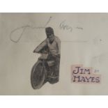 SPEEDWAY JIMMY HAYES 1920'S/30'S SOUTHAMPTON & HALIFAX AUTOGRAPH
